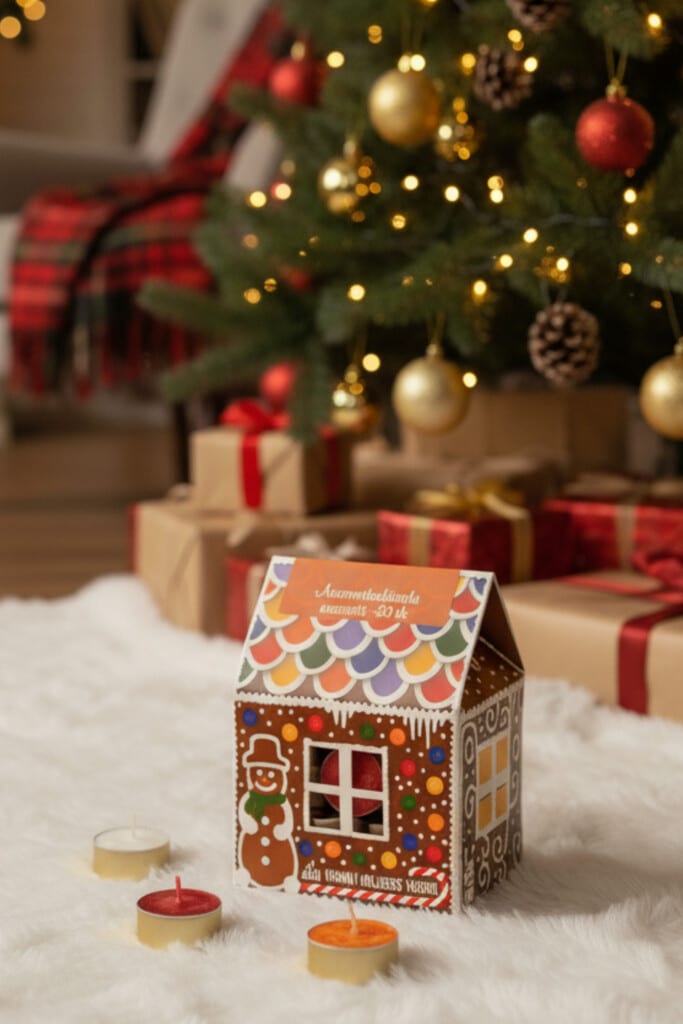 Aroomiteeküünla piparkoogimajake assortii 30tk - 150h