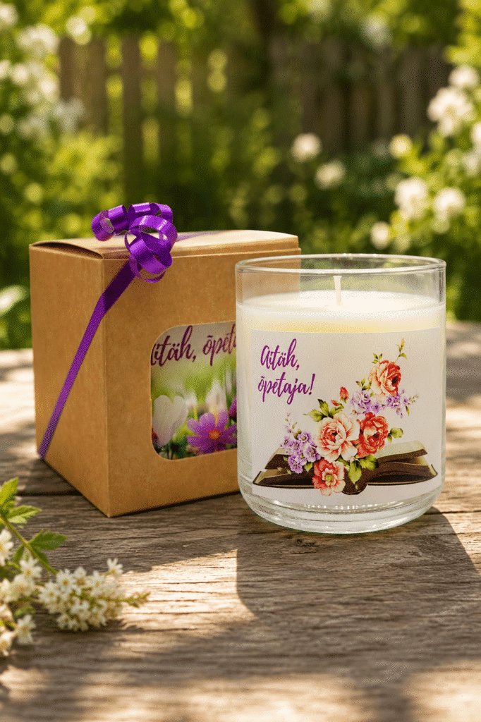 Rapeseed Wax Scented CandleThank You, Teacher!