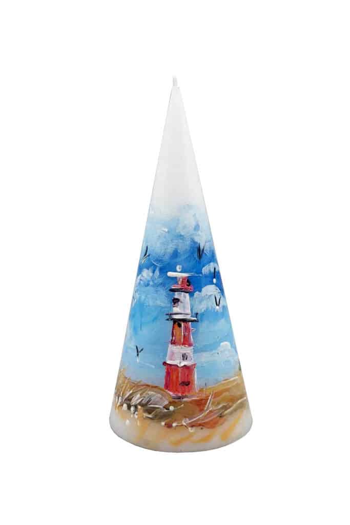 Cone shaped candle 