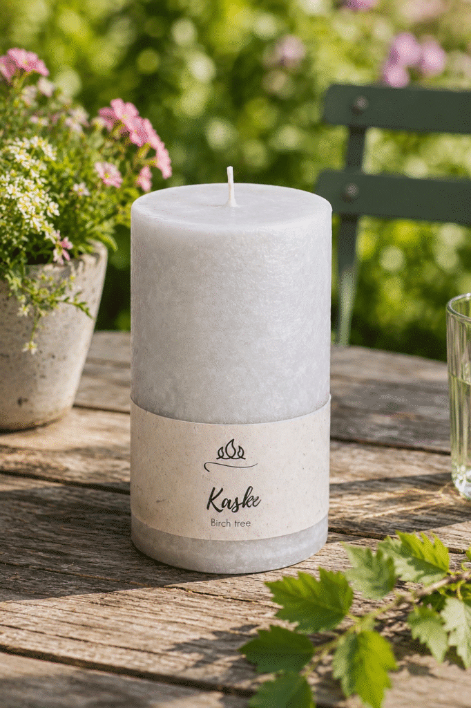 Scented candle Birch