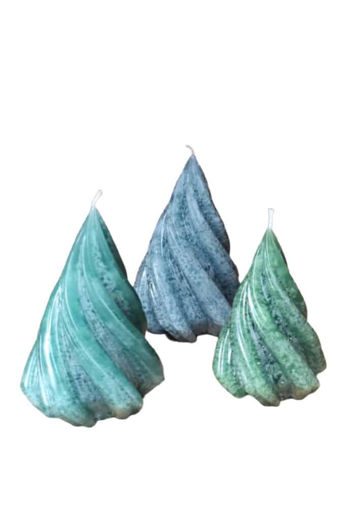 Käsitööküünal Hõbedane nulg