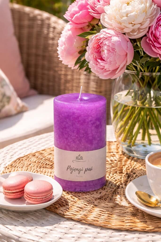 Tutvumishind! Lõhnaküünal Pojengi pai