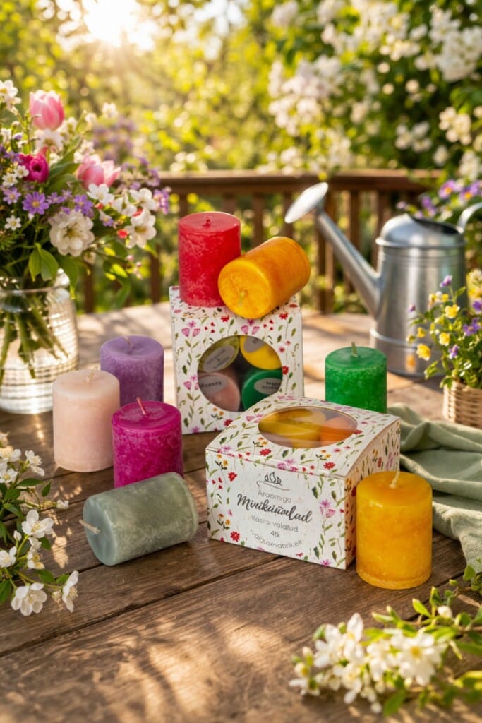 Unscented Votive Candles In A Gift Box