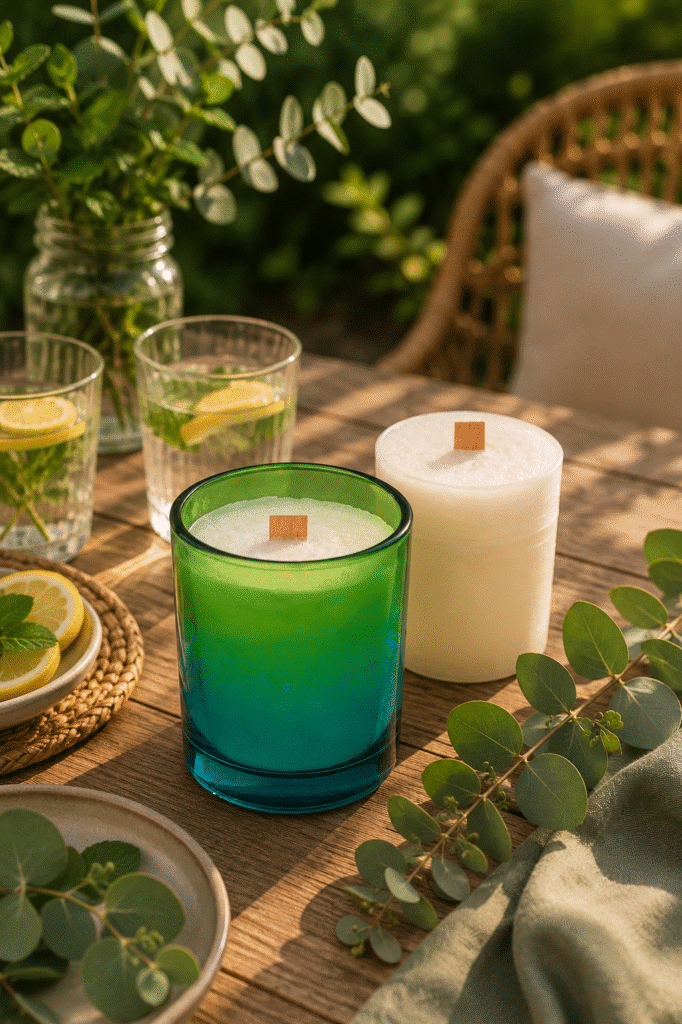 Garden Party Terrace Candle Mint and Eucalypt 280ml