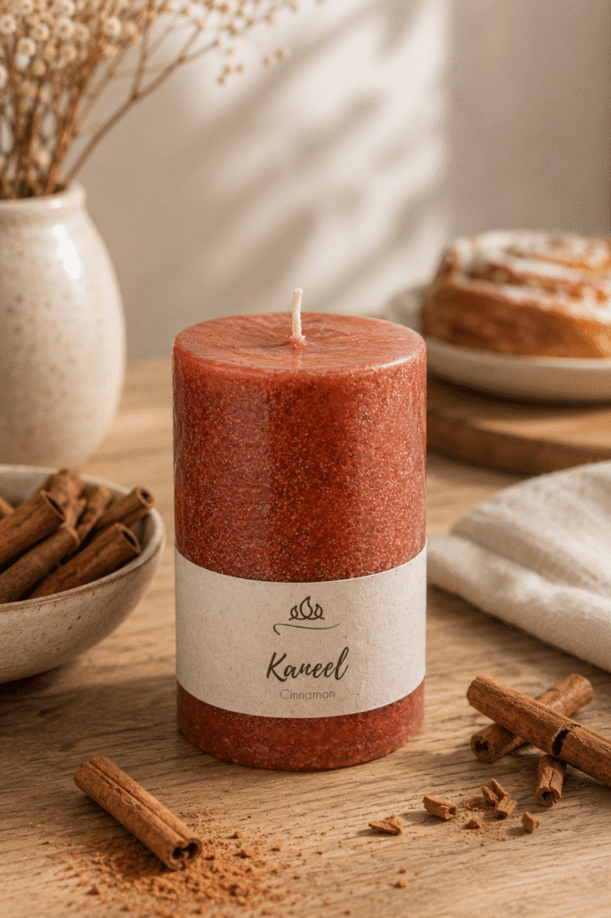 Scented candle Cinnamon