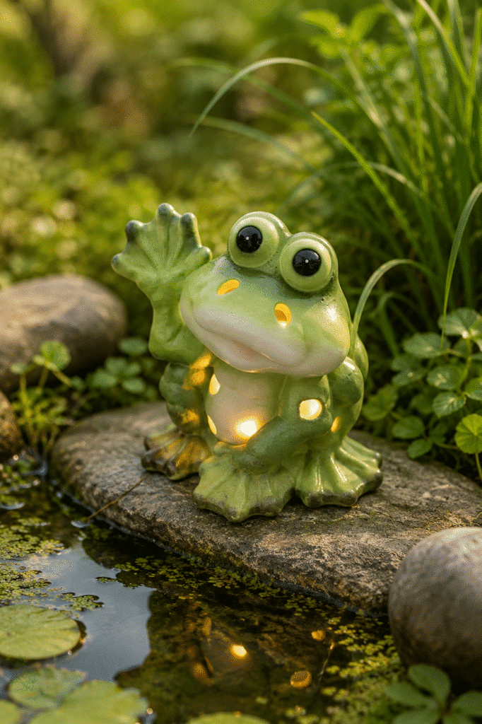 Frog with mosquito repellent tealights