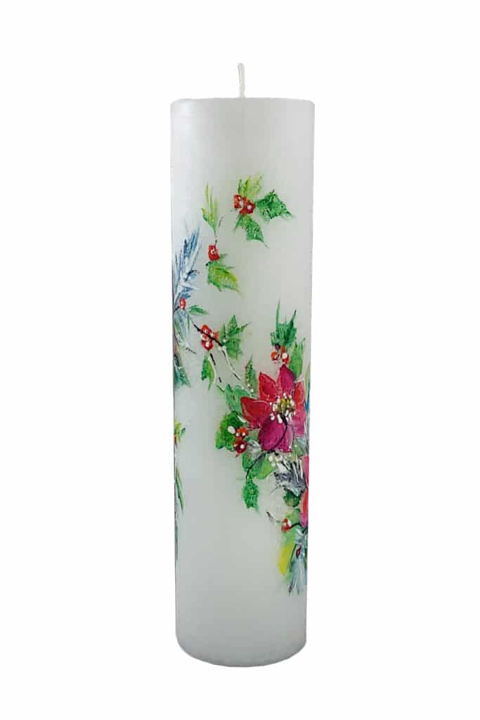 Hand-painted Candle Christmas Star