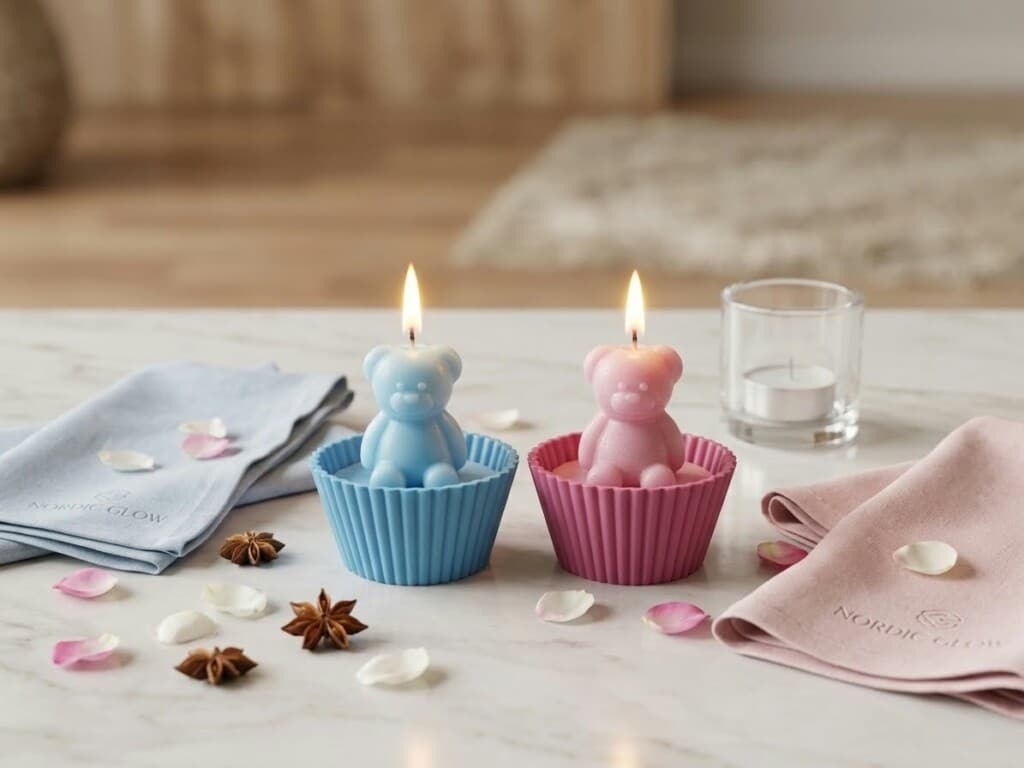 Teddy Bear Candle