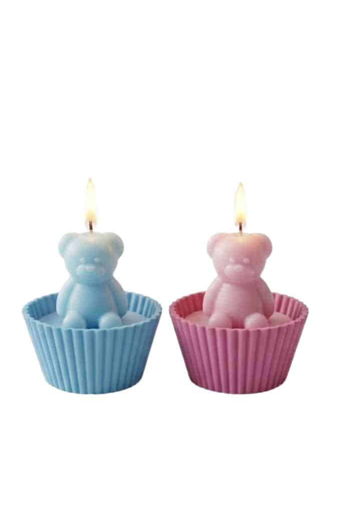 Teddy Bear Candle